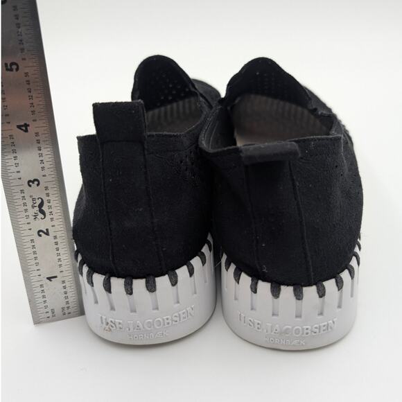 Ilse Jacobsen Tulip 139 Perforated Slip-On Sneaker Women's Black Size US10 EU41 - Picture 5 of 10